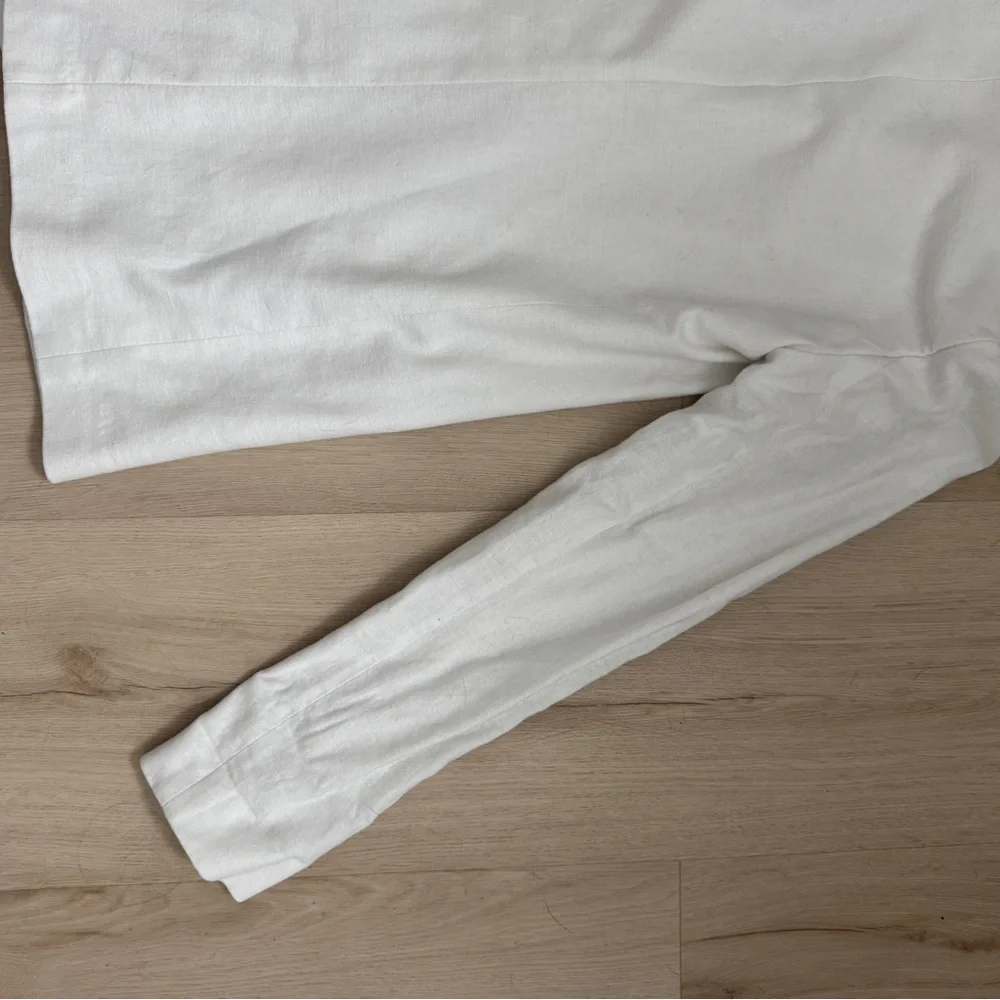 Abercrombie & Fitch NWT White Linen Blend Blazer - Picture 12 of 14